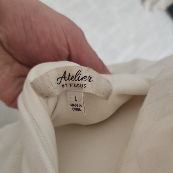 Cream Knee-length Pencil Skirt for Cocktail - Picture 6 of 9